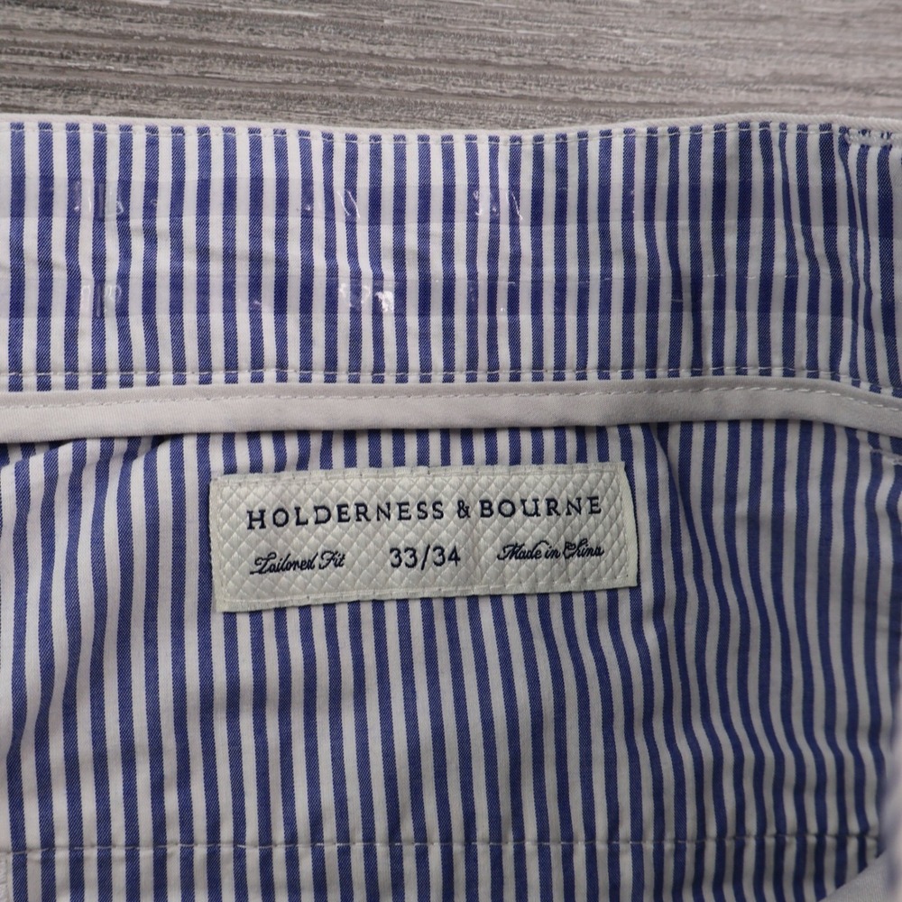 Holderness & Bourne Warner Chino Pant Men's 33x30 Stone Tailored Fit Golf - Picture 3 of 8